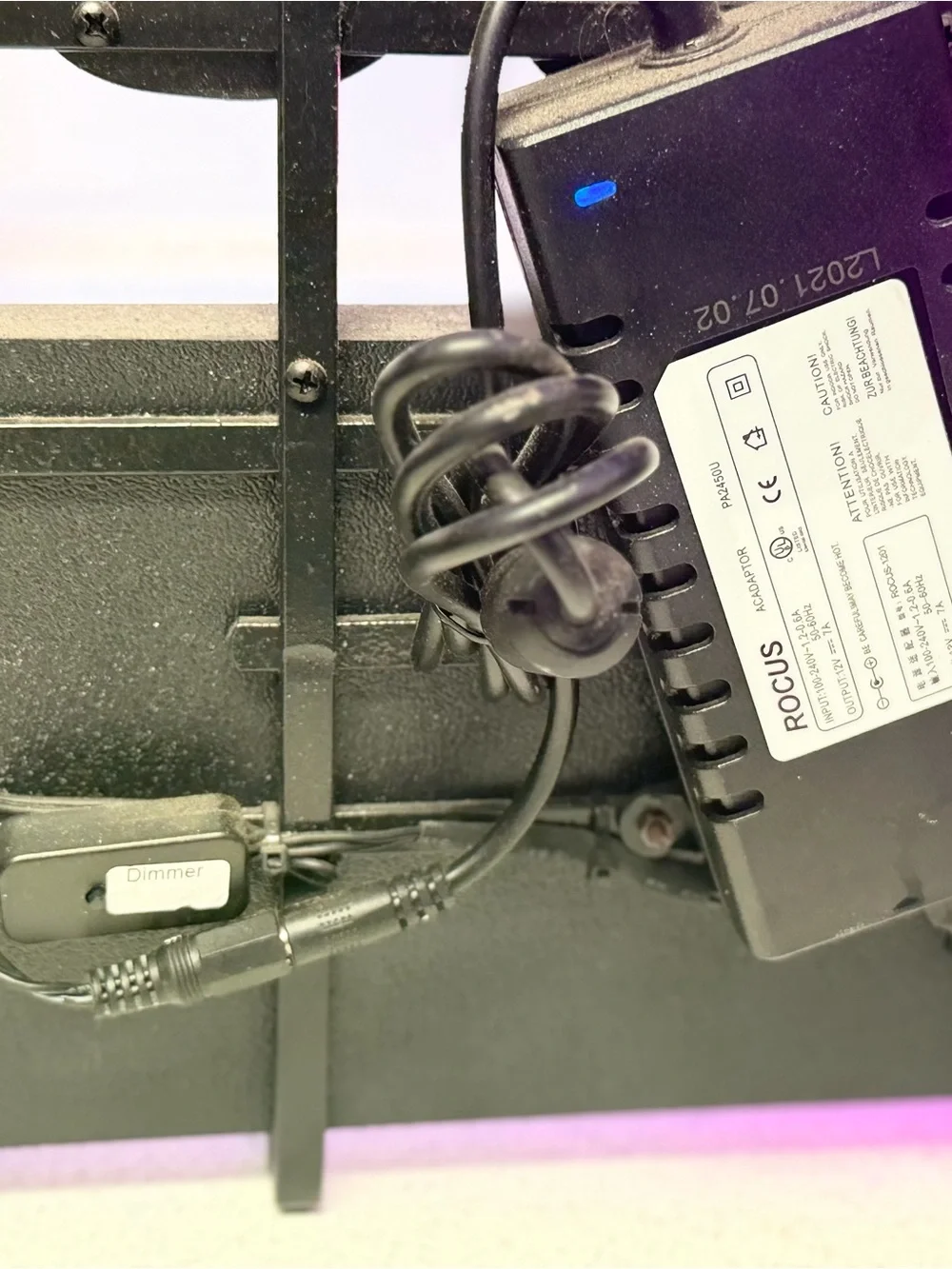 Blue Neon Wall Sign - Bud Light enjoy responsibly 21+